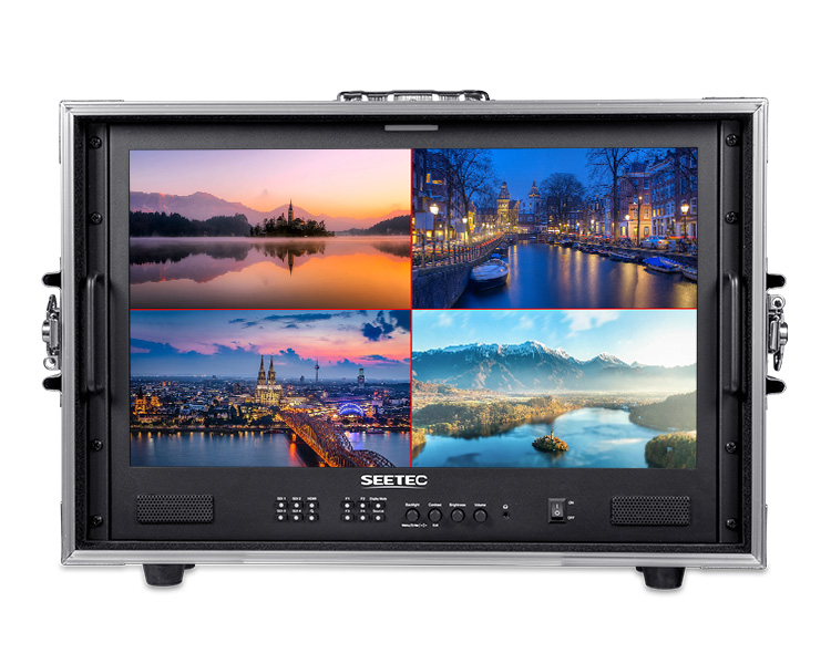 SEETEC ATEM215S-CO 21.5 inch Portable Carry-on Multi-camera Director Monitor 3G-SDI HDMI Full HD 1920x1080